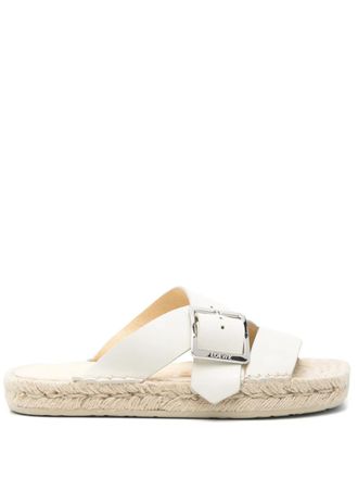 Loewe leather sandals - Neutrals