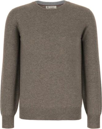 Brunello Cucinelli Hombre, Jerseys, Marrón, Talla: M