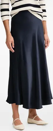 Pedro del Hierro Gonna midi in raso - Blu