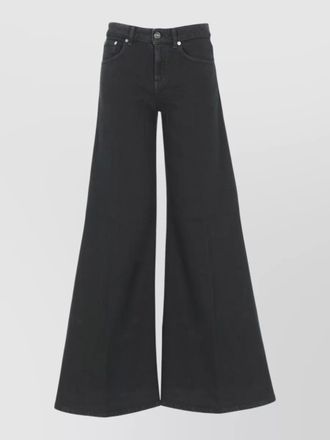 Dondup wide leg cotton palazzo jeans trousers