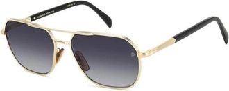 Eyewear by David Beckham DB 1128/G/S Zonnebril - unisex - Zonnebrillen - Geel - ONE Size - Leer - Accessoires