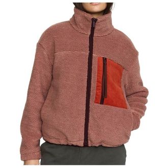 Selfhood Pocket Teddy Fleecejacke f&uuml;r Damen | braun