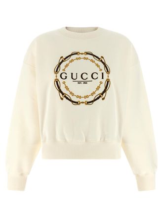 Gucci White Cotton Womens Sweatshirt