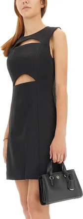Michael Michael Kors Stretch Polyester Mini Dress - Black