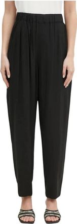 Undercover Wijde Broek - Dames - Broeken - Zwart - S - Rayon - Broeken