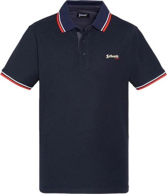 Schott NYC Schott Nyc, Hombre, Camisetas, Azul, Talla: S