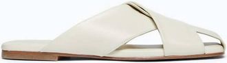 Freda Salvador Womens Josi Slip On Mule In Dove White