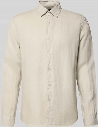 Mc Neal Leinenhemd mit Kentkragen in Kitt, Gr&ouml;&szlig;e XXXL