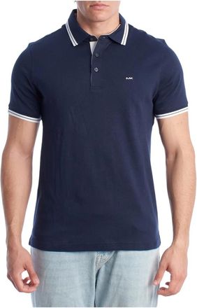 Michael Kors Polo Shirts - Heren - Polos - Blauw - L - Katoen - Tops
