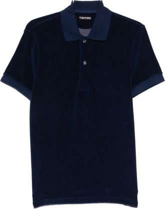 Tom Ford Mens T-Shirts And Polos Blue