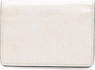 Hidesins Cracked Leather Wallet - Dames - Portefeuilles - Wit - ONE Size - Leer - Accessoires