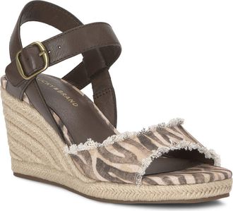 Lucky Brand Mindra Espadrille Wedge Sandal in Brown/Brown at Nordstrom, Size 9.5