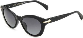 Rag & Bone RNB1084/S 807/9O Womens Sunglasses Black Size 53
