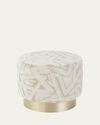 Arteriors Avalon Swivel Ottoman