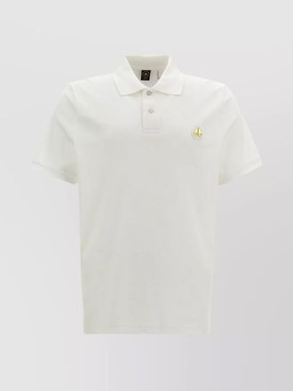 Moose Knuckles everett gold polo shirt