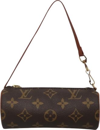 Louis Vuitton Papillon Pochette Monogram Canvas Brown Canvas Bag (Pre-Owned)