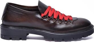 Ton Go&ucirc;t Lace-up Shoes with Lug Sole - Brown