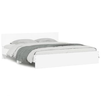Berkfield Home Bed Frame without Mattress White 200x200 cm