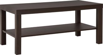 HOMCOM Homcom - Tavolino Da Salotto Rettangolare Moderno Con Ripiano 90x45x44.5cm Legno