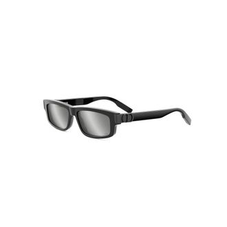 Dior CD ICON S2I Smoke Mirror Rectangular Mens Sunglasses DM40123I 01C 55