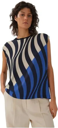 someday Mouwloze top - Dames - Blouses & Shirts - Veelkleurig - Maat: M