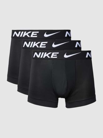 Nike Trunks mit elastischem Logo-Bund im 3er-Pack in Black, Größe XL