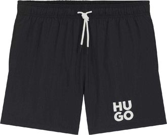 HUGO BOSS Hugo Heren Paolo Quick Dry Zwemshort (Zwart)