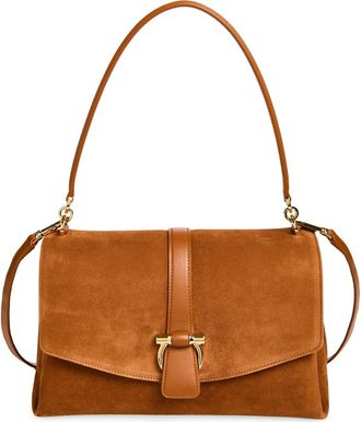 Ferragamo Medium Leather Top Handle Bag in Natural Resort at Nordstrom