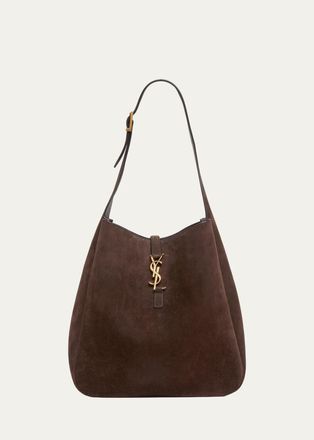 Saint Laurent Le 5 &agrave; 7 Large Shoulder Bag in Suede
