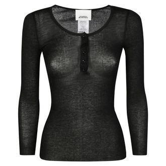 Isabel Marant Dames, Tops, Zwart, Maat: S