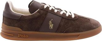 Polo Ralph Lauren Pouli Sneaker - Heren - Sneakers - Bruin - 43 EU - Schoenen