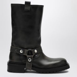 Golden Goose Kurt boots in black leather with buckle