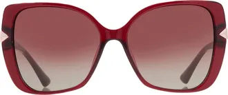 Guess Brown Gradient Butterfly Ladies Sunglasses GU7820 69F 56
