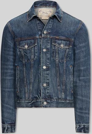 Polo Ralph Lauren Shaped Fit Jeansjacke aus reiner Baumwolle in Jeansblau, Gr&ouml;&szlig;e XXL