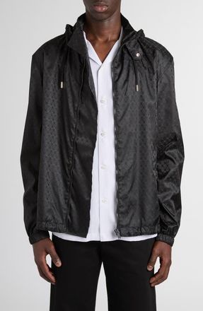 Alexander McQueen Skull Jacquard Windbreaker Jacket in Black at Nordstrom, Size 38 Us