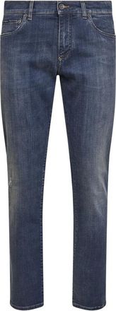 Dolce & Gabbana Denim Broeken - Heren - Slim Fit Jeans - Blauw - L - Denim - Jeans