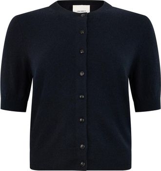 Lisa Yang Marene Cardigan - Dames - Cashmere truien - Blauw - XS - Kasjmier - Truien & Vesten