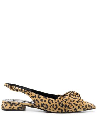 Roberto Cavalli 27mm Le Pettegole leopard-print pumps - Brown