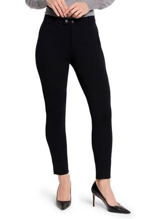 Nic+Zoe Ponte Riding Pants in Black Onyx at Nordstrom Rack, Size Large