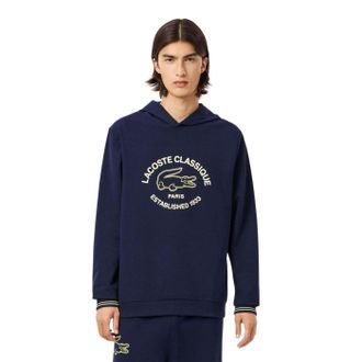 Lacoste Unisex Volwassen Loungewear Hoodie (Marine)