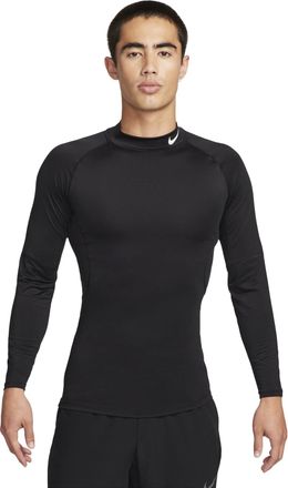 Nike Pro Dri-FIT Fitness Mock-Neck Long T-Shirt Black FB7909-010