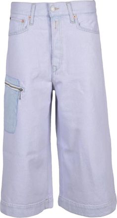 Replay Svanna Denim Shorts - Dames - Denim shorts - Paars - W27 - Denim - Korte Broeken