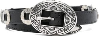 Golden Goose Belt Leather Hammered Studs