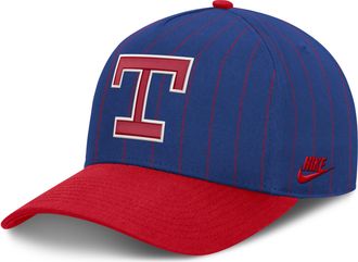 Nike Texas Rangers Cooperstown Rise Nike Mens MLB A-Frame Adjustable Hat in Blue | NB1D199NT86-JC9