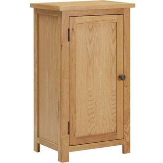 vidaXL Cupboard 45x32x85 cm Solid Oak Wood vidaXL