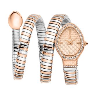 Just Cavalli Carezza Rose Gold-tone Dial Ladies Watch JC1L372M0065