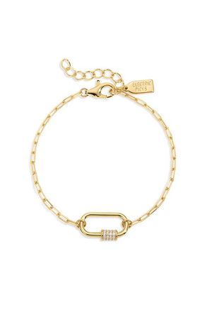 Electric Picks Melrose Carabiner Bracelet in Gold at Nordstrom