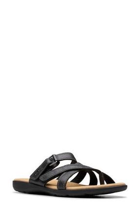 Clarks Elizabelle Bay Sandal in Black Leather at Nordstrom Rack, Size 9