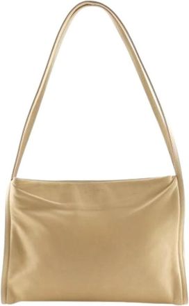 Loewe Pre-owned Shoulder Bag - Dames - Vintage Schoudertas - Beige - ONE Size - Leer - Vintage