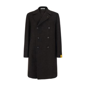 Tagliatore Arden Double-breasted Coat - Heren - Mantel - Bruin - 2XL - Wol - Jassen